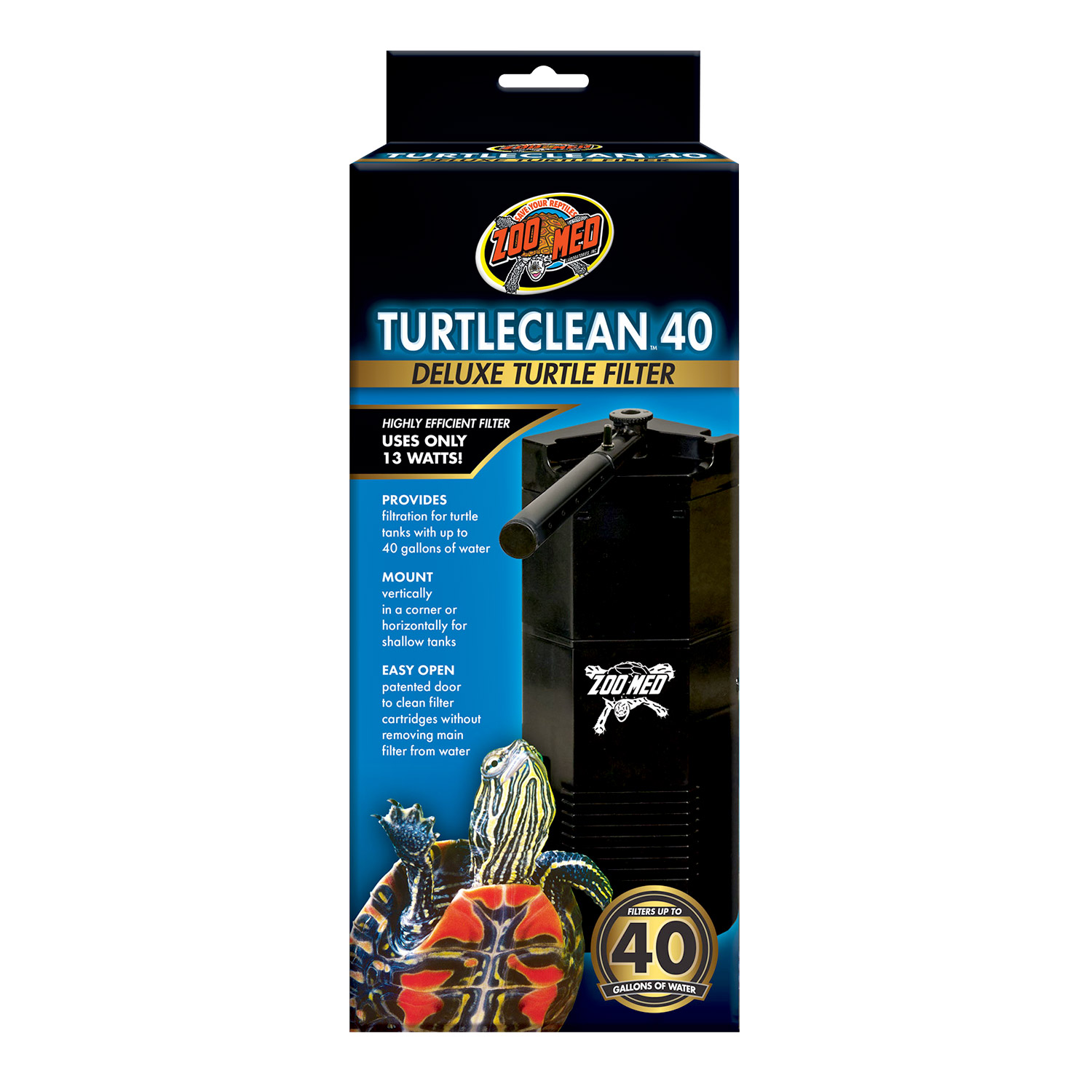 TurtleClean 40 Deluxe Turtle Filter - 40 Gal