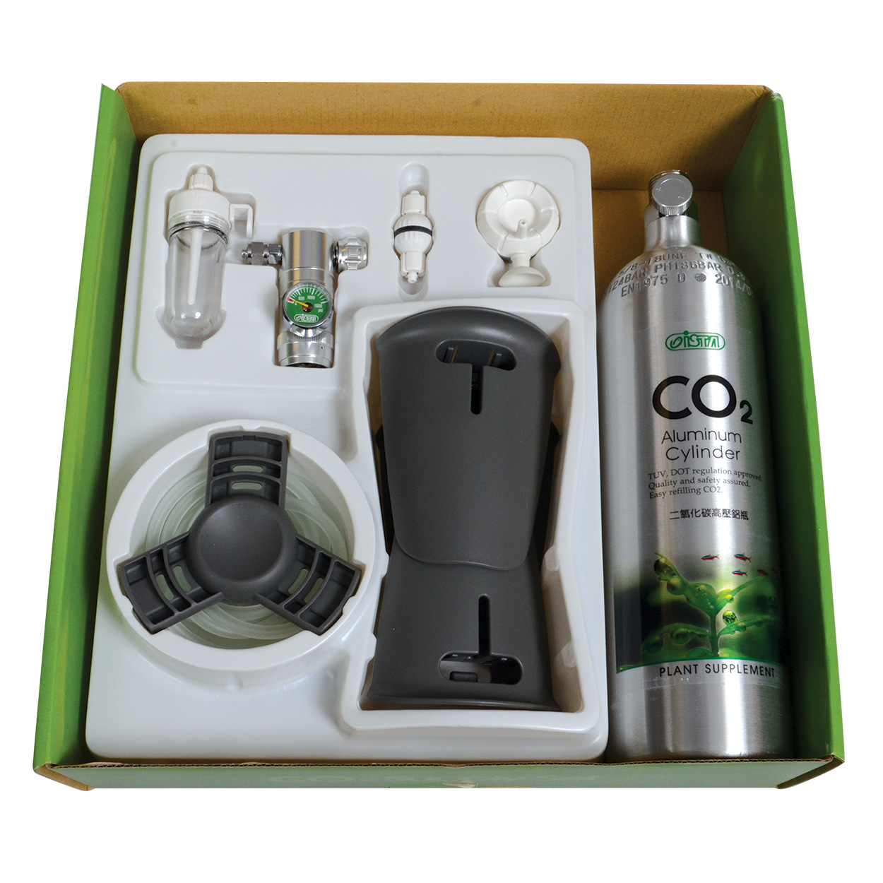 CO2 Aluminum Cylinder Set - Pressure Reduced