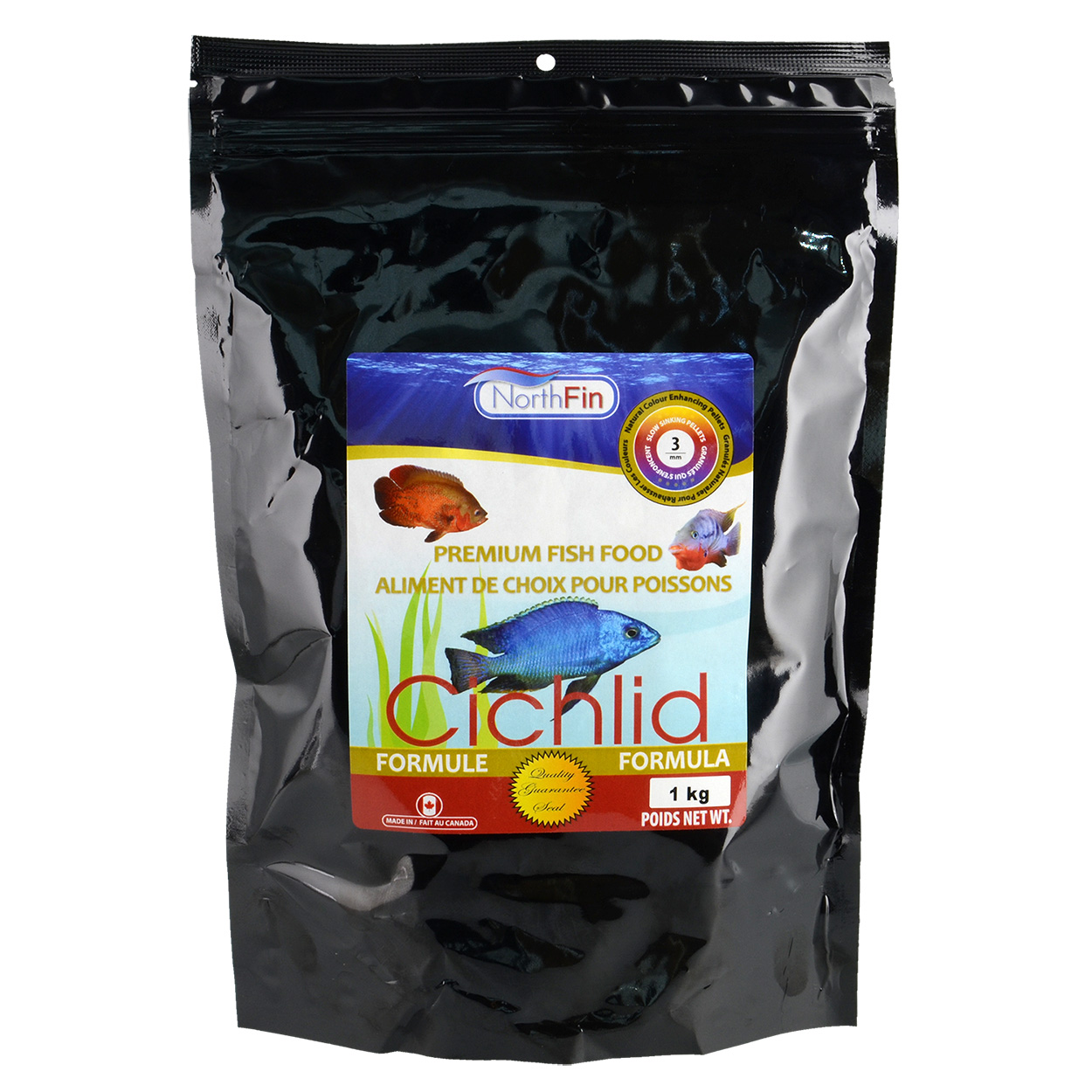 Cichlid Formula - 3 mm Sinking Pellets - 1 kg