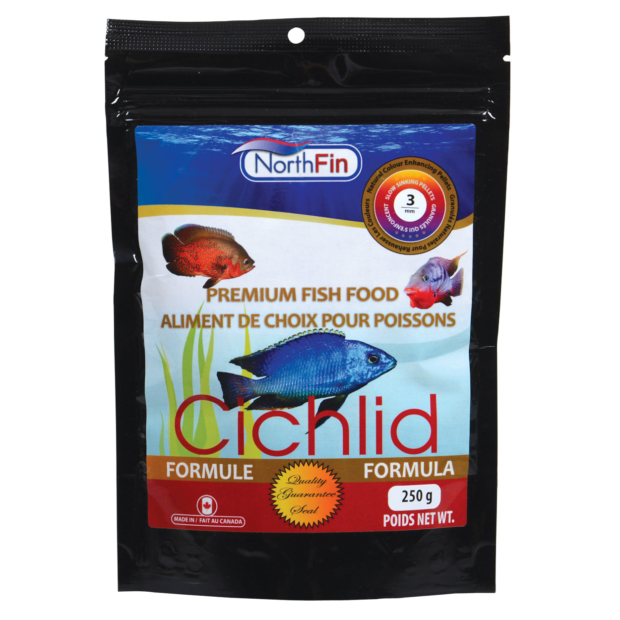 Cichlid Formula - 3 mm Sinking Pellets - 250 g