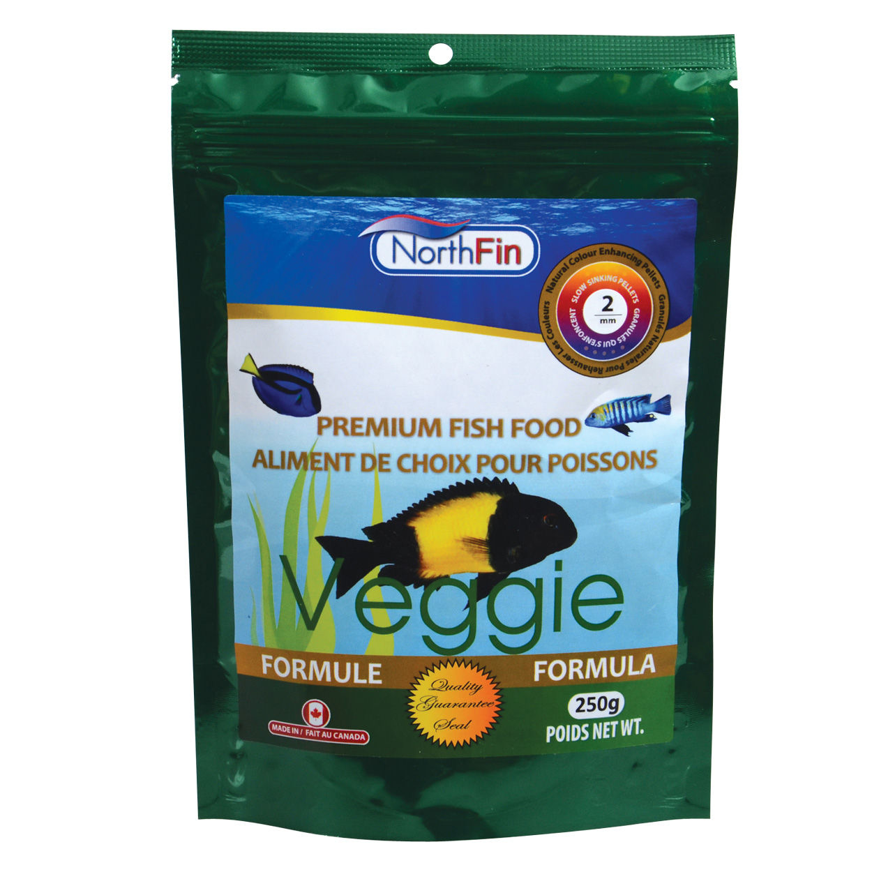 Veggie Formula - 2 mm Sinking Pellets - 250 g