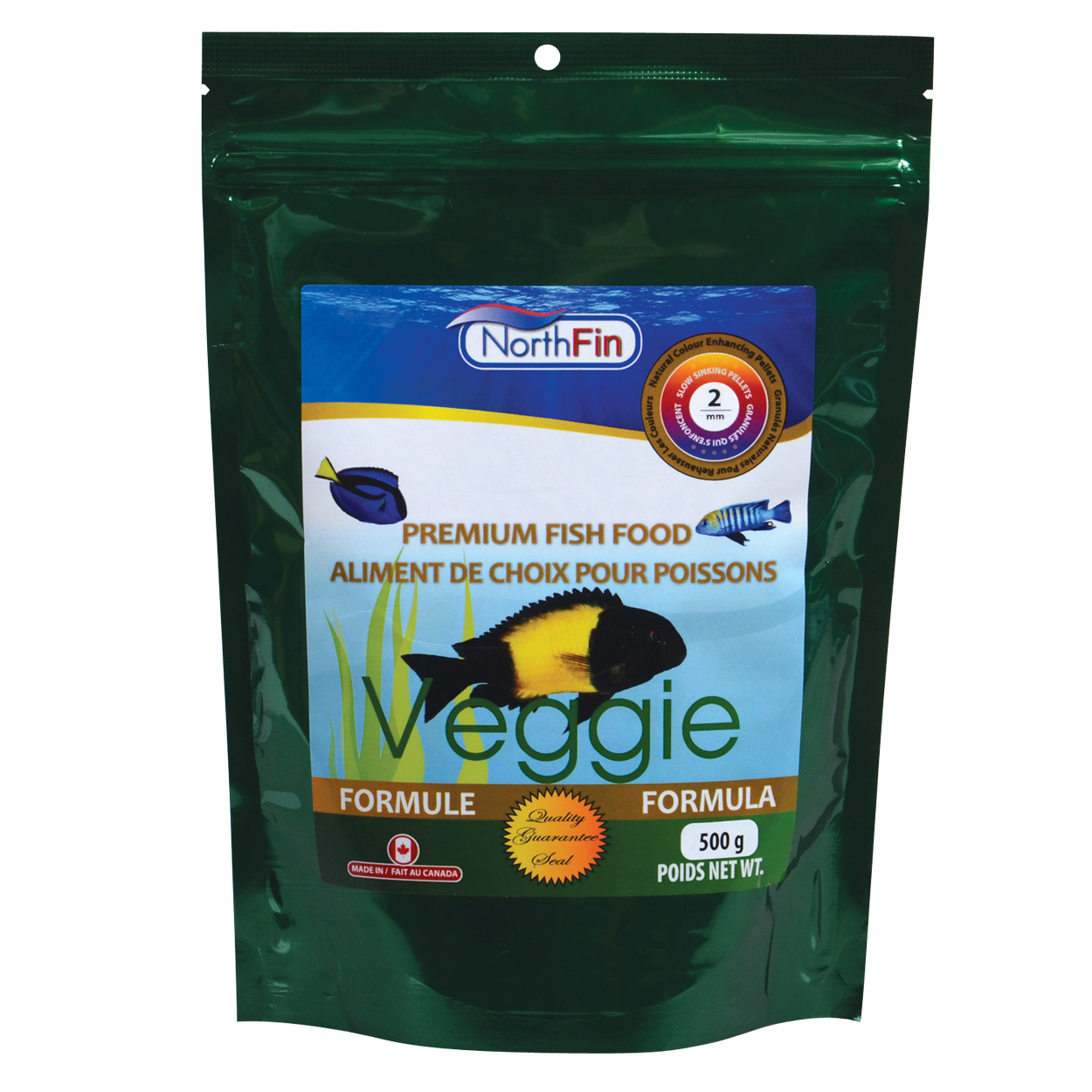 Veggie Formula - 2 mm Sinking Pellets - 500 g
