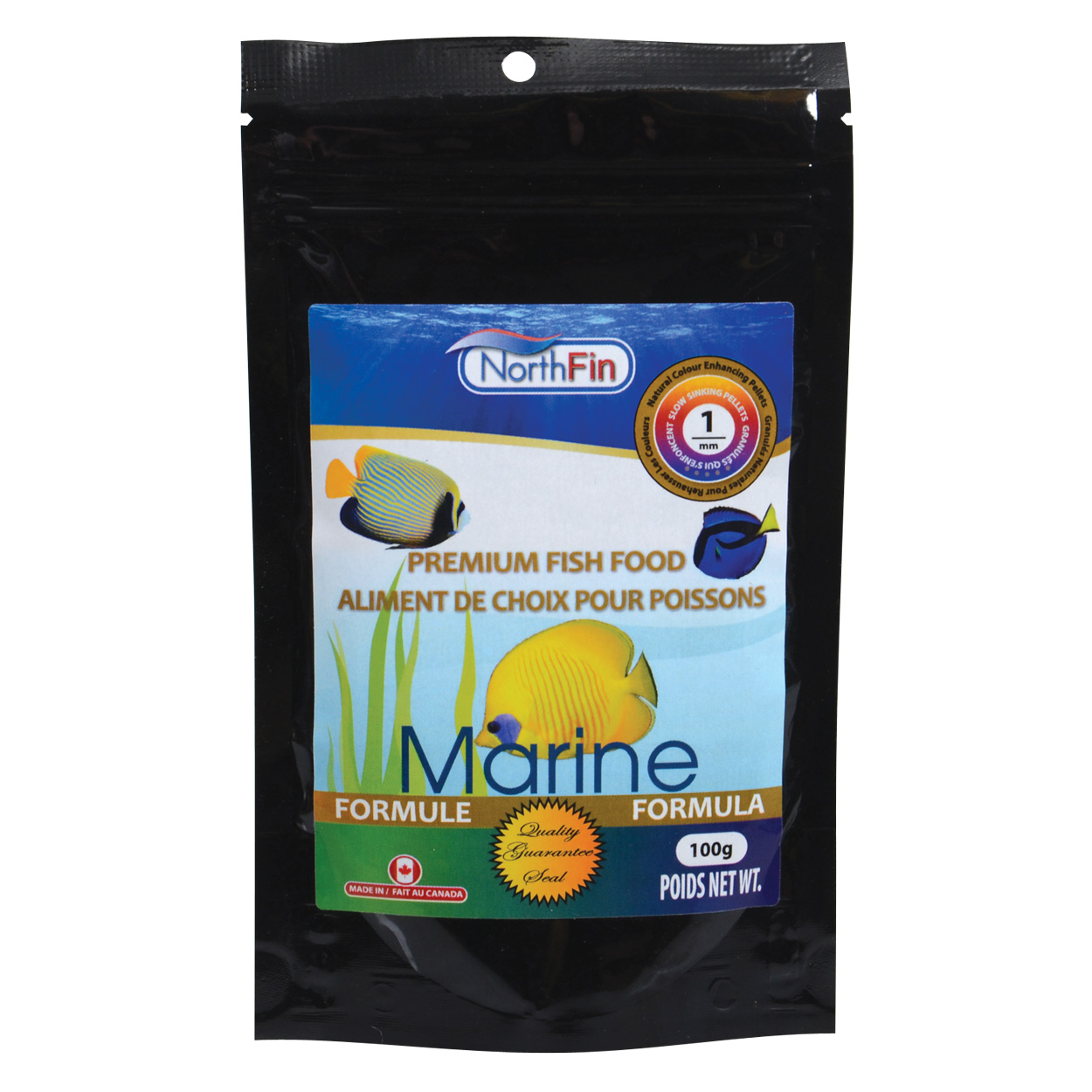 Marine Formula - 1 mm Sinking Pellets - 100 g