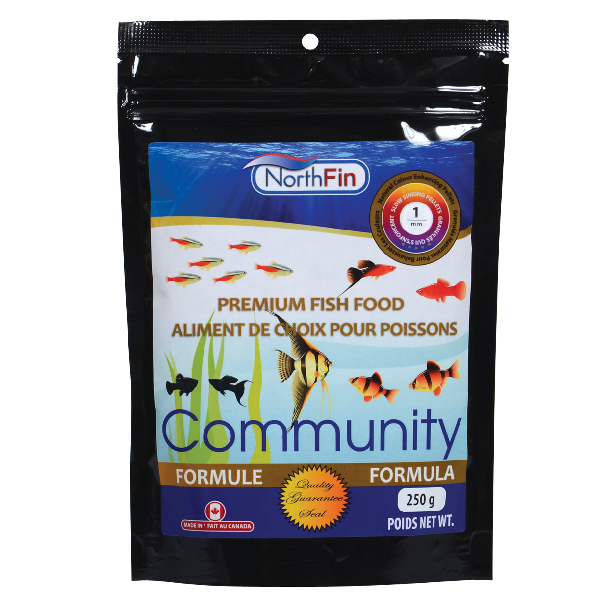 Community Formula - 1 mm Sinking Pellets - 250 g