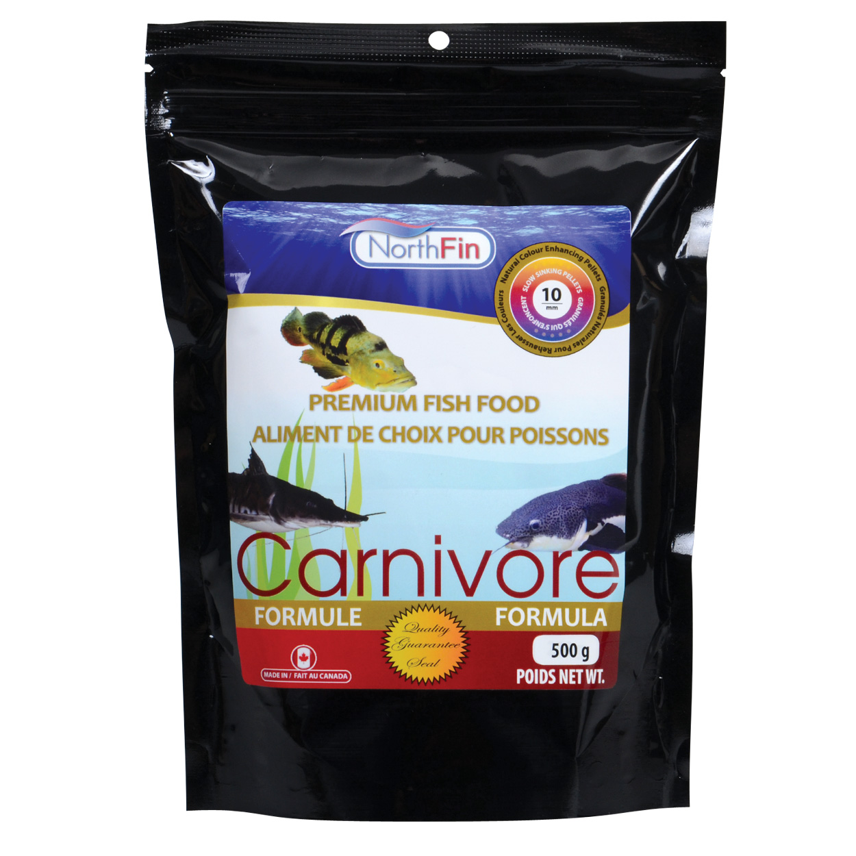 Mass Carnivore Formula - 10 mm Sinking Pellets - 500 g