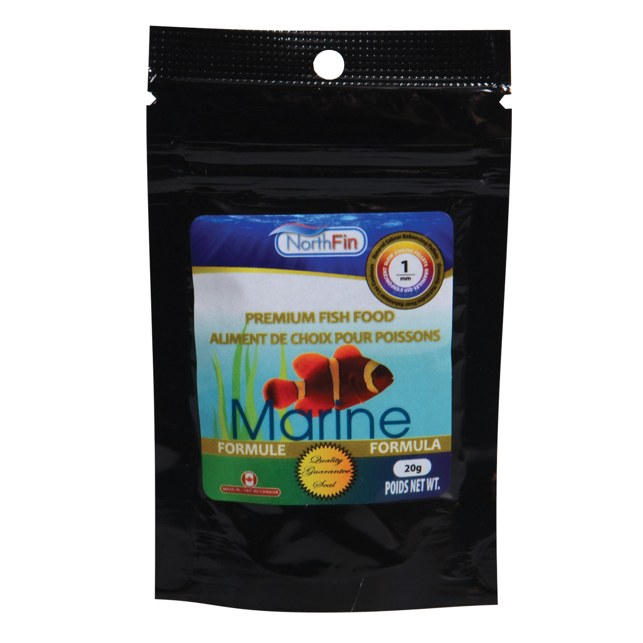 Marine Formula - 1 mm Sinking Pellets - 20 g