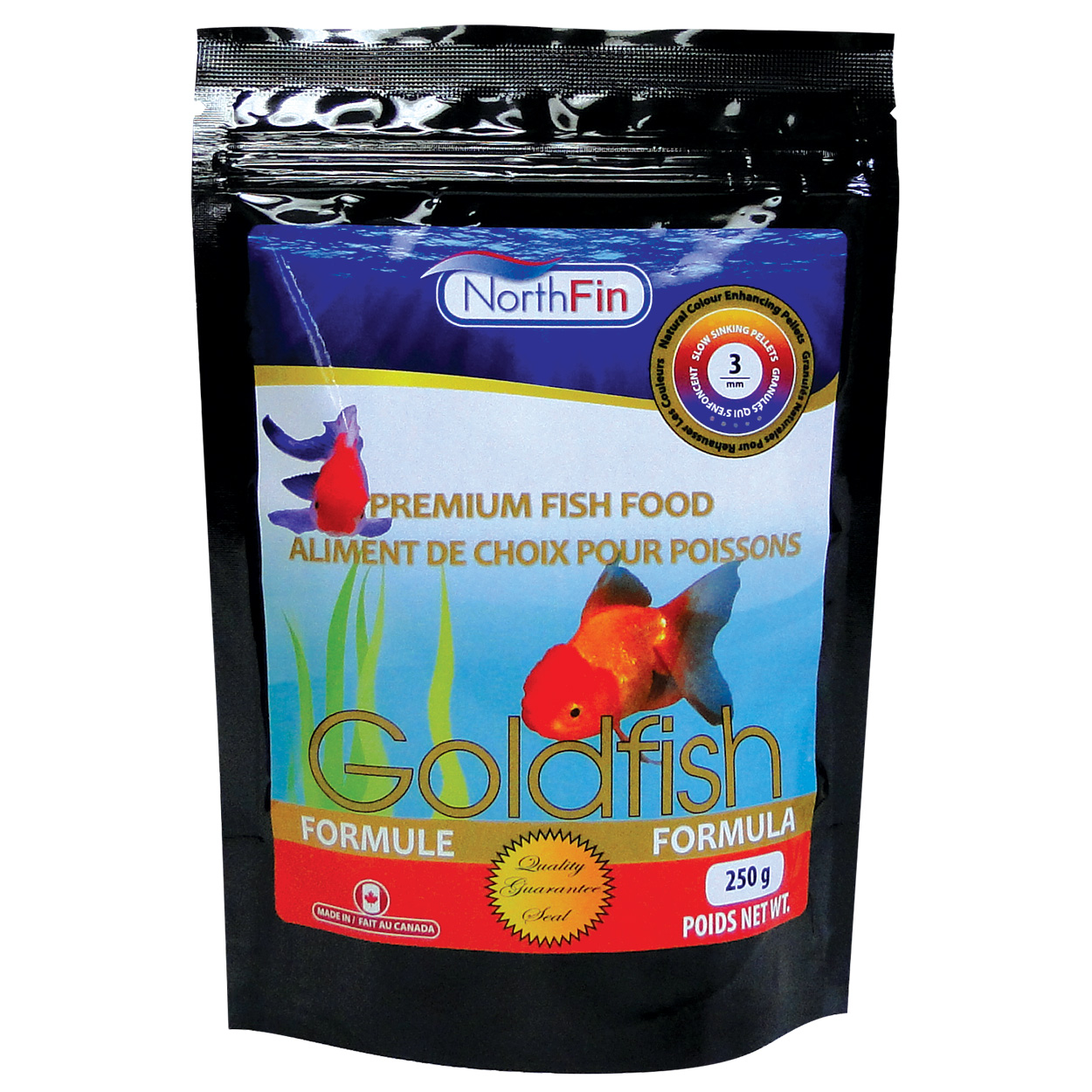 Goldfish Formula - 3 mm Sinking Pellets - 250 g