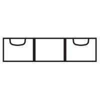 Pre-Drilled Standard Aquarium - 2 Overflows - Black - 125 gal