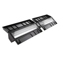 Deluxe Full Fluorescent Hood - Black - 48" x 12"