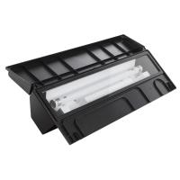 Deluxe Full Fluorescent Hood - Black - 24" x 12"