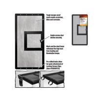 Fresh Air Screen Cover with Hinged Door - 20" x 10"