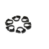 Ratchet Clip Plastic Hose Clamp Set - 1/2" - 6 pk
