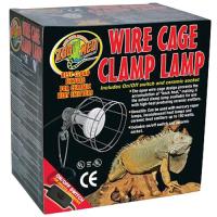 Wire Cage Clamp Lamp