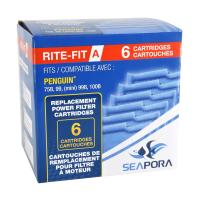 Rite-Fit A Cartridges for Penguin&reg;  Power Filters - 75B/99 (Mini)/99B/100B - 6 pk 