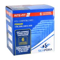 Rite-Fit C Cartridges for Penguin&reg;  Power Filters - 170B/200B/330B/350B - 6 pk 
