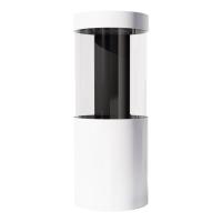 Cylinder Aquarium - Sump Filtration - 53 gal - White