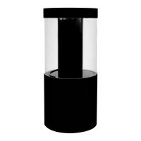 Cylinder Aquarium - Sump Filtration - 103 gal - Black