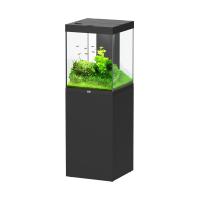 Tower 163 Aquarium & Cabinet - Black - 20"x20"x60"