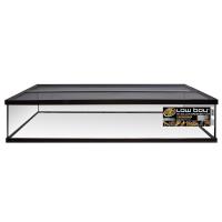 Low Boy Breeder Flat Terrarium with Aluminum Screen Top- 50 gal