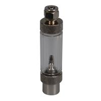2-in-1 Metal Bubble Counter & Check Valve - Threaded